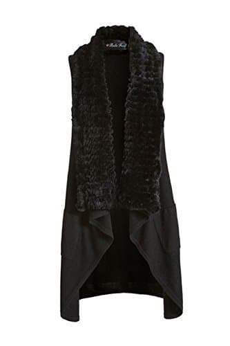 100% Cashmere Vest with Rex lapels (Black)