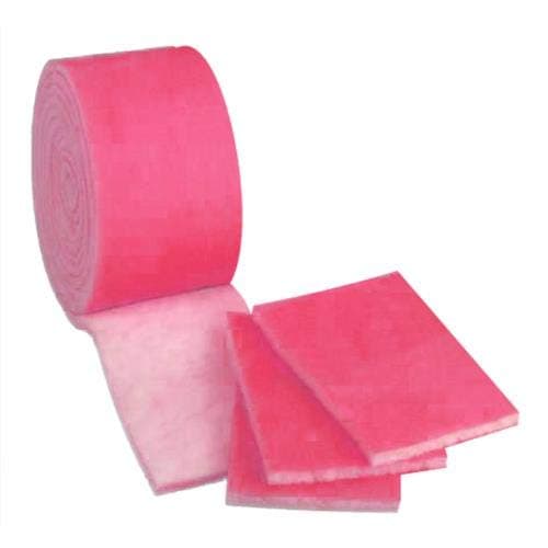 Replacement for Aquatic Experts Classic Bonded Aquarium Filter - Pink/White Aquarium Filter Media Roll Bulk Can Be Cut to Fit Most Filters - 12" x 10' Roll