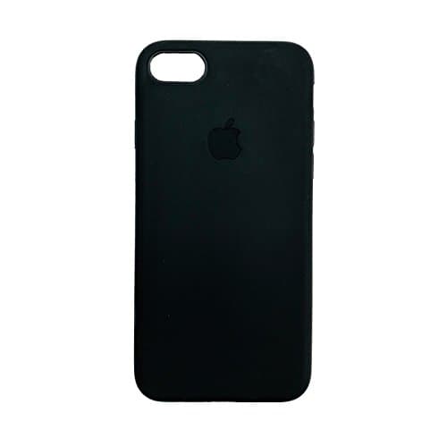 PIVCO Premium Original Silicone Case and Cover for iPhone 8 (Colour: Black)