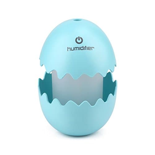Cool Mist USB Car Fresh Air Humidifier CTORCH Funny Easter Egg Design for Home Office Travel Car Bedroom(Blue)