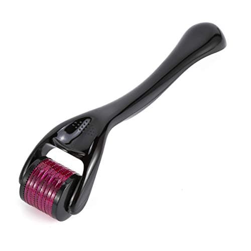 Derma Roller Cosmetic Needling Instrument For Face, 540 Titanium Micro Needle 0 .25mm - Includes Storage Case