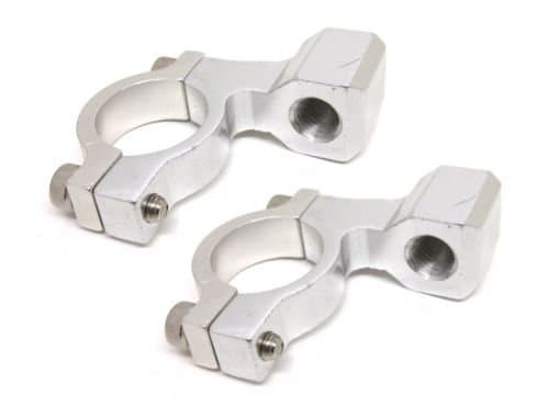 2x Universal Scooter Mirror Mount Holder CNC M10 Motorcycle Scooter Moped Mokick