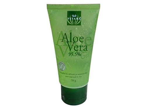 Vitara_Aloe Vera Gel 99.5% 70 ml (2.36 Oz) : Traveling size ,Cool and soothes , Delicate or sensitive skin over exposed to sun