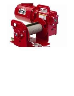 Thern Atlas Construction High Speed Worm Gear Power Winch - Horizontal Pull