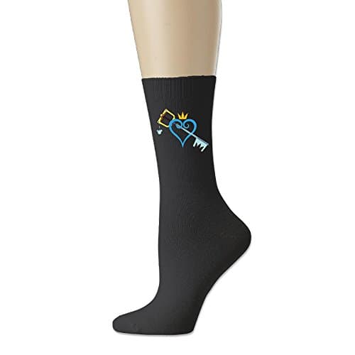 Sport Kingdom Hearts Sword Crew Athletic Socks Black