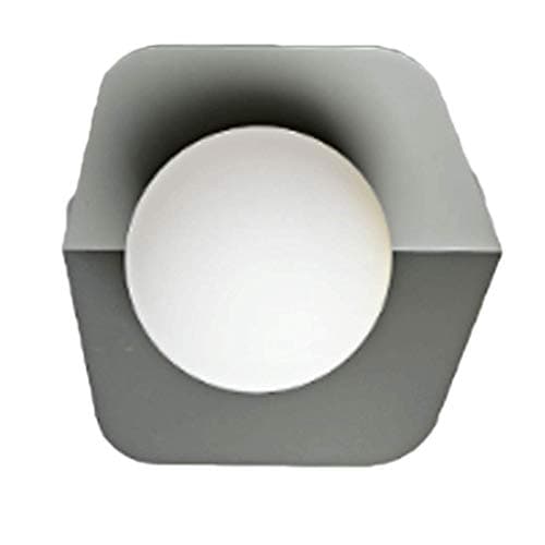 Wall lamp JXM Simple Macaron Candy Bedroom Bedside Modern Creative Study Aisle Lights (Color : GRAY)