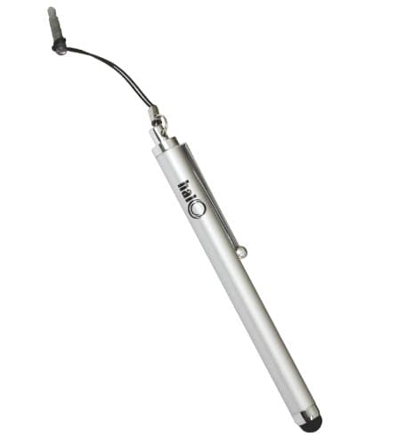 Halo Capacitive Touch Silver Screen Stylus for Apple iPad / Ipad Mini / / iPhone / Amazon Kindle Fire / Samsung Galaxy Tab / Samsung Galaxy In Halo® Retail Packaging Retail Packaging