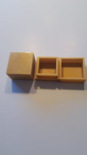 Geocache 2 small box 3d printed