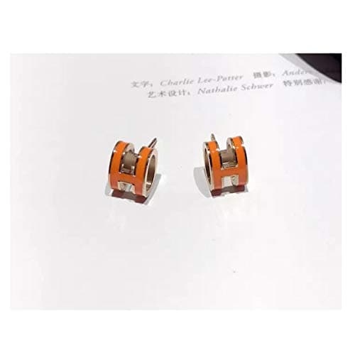 Women's Fashion Earrings Double T Designed Ear Stud with Multi-Options