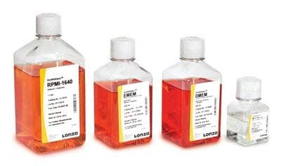 12-604Q/12 - Dulbeccoâ€s Modified Eagleâ€s Medium 4.5 g/L Glucose w/L-Gln - BioWhittakerÂ DMEM Cell Culture Media, Lonza - Pack of 12 (1l)