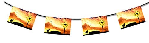 Party Deco Kangaroo Flame-resistant Banner 15ft Lengths