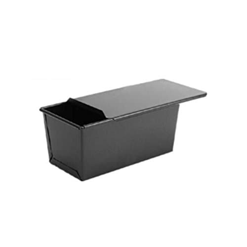 Ballylelly Non-Stick Coating Rectangle Bread Loaf Pastry Cake Tin Box Designed with Sliding Lid Baking Pan Bakeware Kitchen Tool