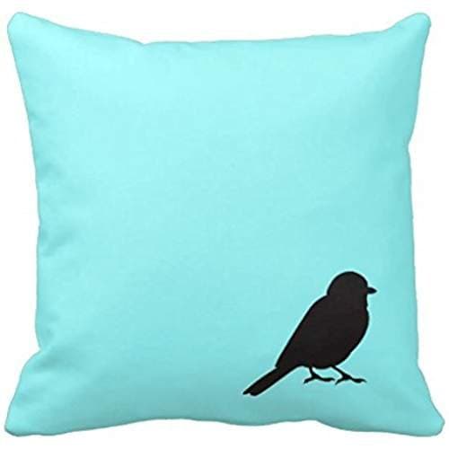 Sparrow Silhouette Chic Blue Swallow Bird Pattern Throw Rdb009da6c73e4a3b88fcd59af51f48cf I5fqz 8byvr Pillow Case