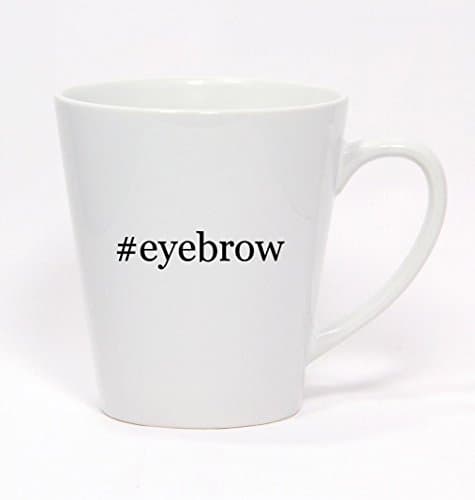 #eyebrow - Hashtag Ceramic Latte Mug 12oz