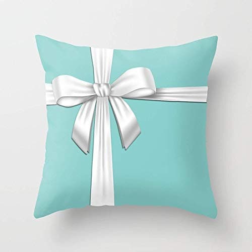 Coolbis Cushion Blue Tiffany Box Throw Pillowcase Set Pleasing Feeling