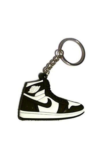 Air Jordan Shoe Key Chain Generation 1 i Black & White