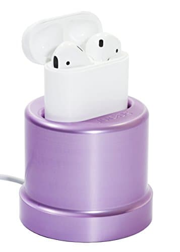 Juoos Charging Dock Stand for Apple Airpods Wireless Bluetooth Headphone Case [Use with Original Cable] (Pink)