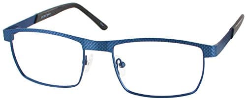 Goo Goo Eyes 845 Computer Style Progressive Designer Reading Glasses, Man Of Steel Blue, +2.00