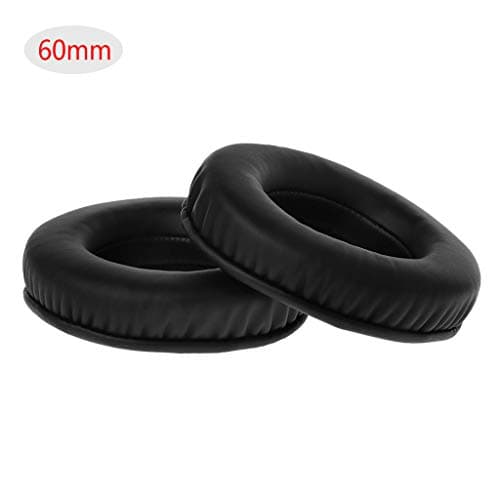 GUINV 2PCS Universal Headphone Foam Ear Pads Cushion Earpad Soft PU Replacement for Sony AKG Sennheiser ATH Philips Headphones