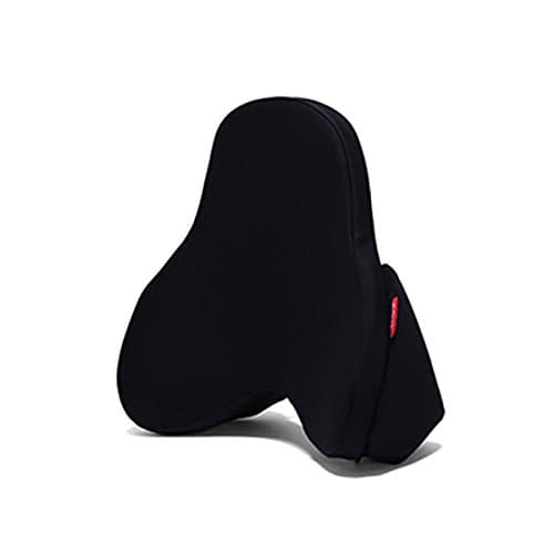 COVA Lumber Support Black - Premium Pelvis Support Back Cushion - 2 Year Warranty - For Home Office and Car Seat