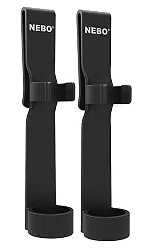 AOR POWER - NEBO BIG Larry Power Flashlight Worklight #AOR6393-2 Holster. (2 - Black Larry Holster)