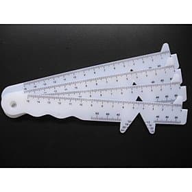 CrafHand Flexible Plastic PD (Pupillary Distance) Ruler
