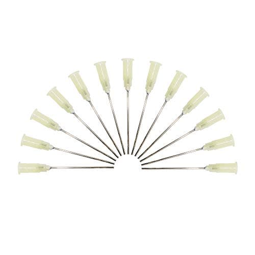 100pcs 19Ga Dispensing Needles, 1.5'' Blunt Tip Dispensing Fill Needle 19 Gauge Precision Applicator, 1.5 inches Blunt Needle Non-sterile(19Ga-1.5inches)