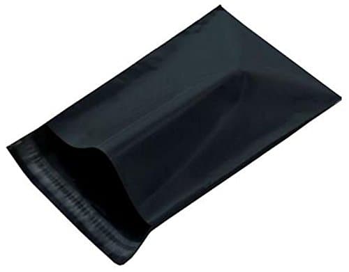 The Red P - 100 6x9 BLACK POLY MAILERS SHIPPING MAILING ENVELOPES BAGS 6" x 9" (BLACK)