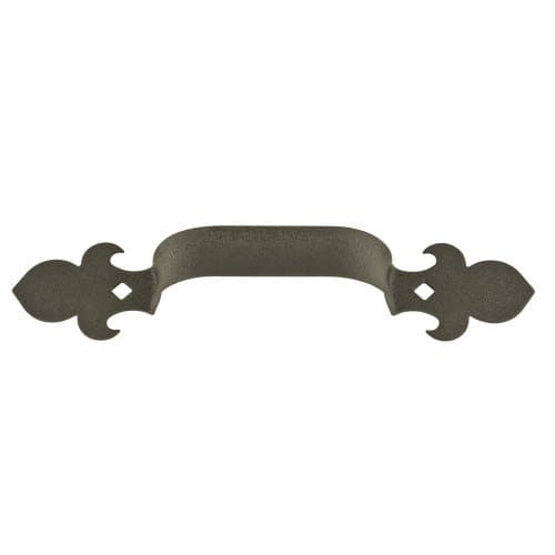 Crown Bolt Crown Bolt 10031 Decorative Fleur-De-Lis Garage Lift Pull Black by Crown Bolt