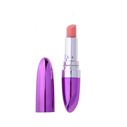 Mini Pocket Personal Handheld Trigger Beauty Massager Toy,just Like a Lipstick,Fully Hidden-Color Purple