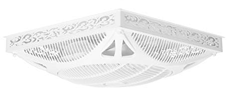 Halonix Cuboid 400mm Ceiling Fan with Built-in LED Light and Remote (White)