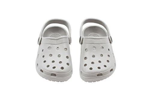 Shocked Toddler Rubber Foam Slingback Clogs with Ventilated Upper Size 7-8 Gray