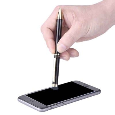 Capacitive Stylus 2 in 1 Slim Capacitive Stylus Ballpoint Pen for Universal Touch Screens Devices iPhone 6 Plus iPad Tablets PC With Stylus Box by ppstore99