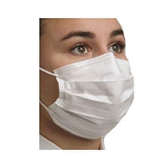 Mydent Defend ASTM Level 1 Dual Fit Earloop Face Mask, ASTM Level 1, White MK-7120