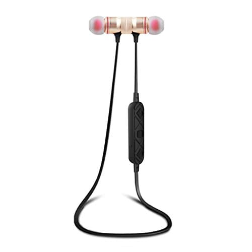 Bluetooth Headphones,Wireless Bluetooth Earphone Stereo Magnetic Earbuds with Mic for iPhone 7, 6S, 6S Plus, 5, 5S, 5C, iPad, iPod,Samsung,Huawei P10,Smart phones