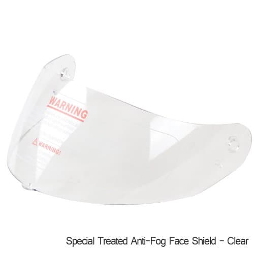 Ionized Special Treated Clear Anti-Fog Anti-Scratch Replacement Motorcycle Helmet Visor Face Shield for IV2 Helmets Model #953