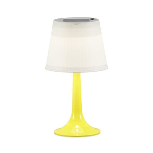 Konstsmide Assisi Solar LED Table Lamp - Yellow