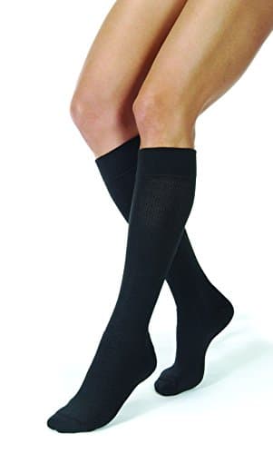 Jobst Activewear 30-40 Knee High Compression Support Socks Black Medium