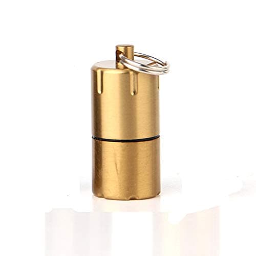 LEDGOO Mini Creative Key Ring Pendant Type Outdoor Kerosene Lighter for Cigarette Candle(Packaging Without Kerosene)