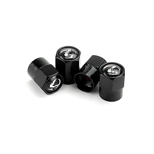 EVPRO Tire Valve Stem Caps 4 Pack Black Car Accessories (Fit for Lexus)