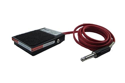 Eikon gems and treadlite Foot switch with 1/4' mono- 6 foot PICK YOURS (TREADLITE, RED)