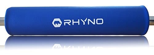 Barbell Squat Pad with Velcro - Neck and Shoulder Protection from Weight Bar Discomfort and Pain - Ideal Support for Any Weight during Squats,Lunges,Hip Thrusts (Blue)