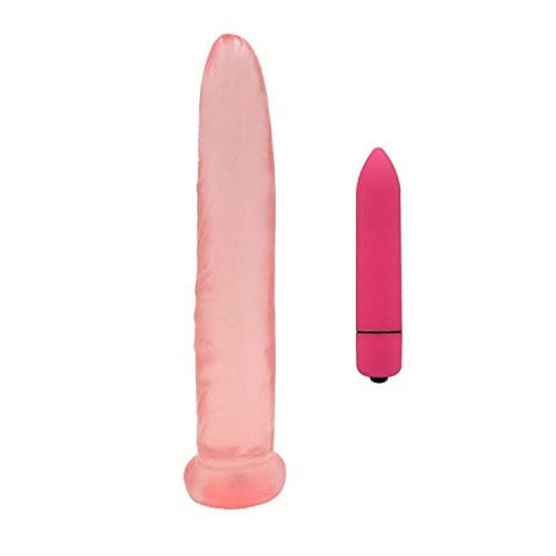2 PCS 6.5 Inch Pink Small and alluringo Soft Rooster & 10 Mode Small Bullet Vibradores Alluring Alluring Shop for Women,2 Pcs Pink