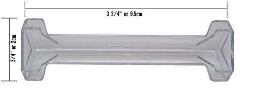 gmagroup Dust Cover Corner Valance Replacement Clip for Blinds (6)