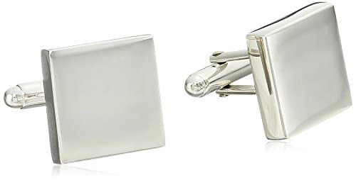 Zina Sterling Silver Classic Square Cuff Links