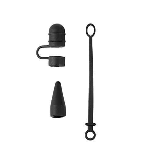 XWU Cable Adapter Tether Pencil Cap Holder Portable Silica Gel 4 Colors Non Slip Tablet Accessories for IPad Pro Apple Pencil