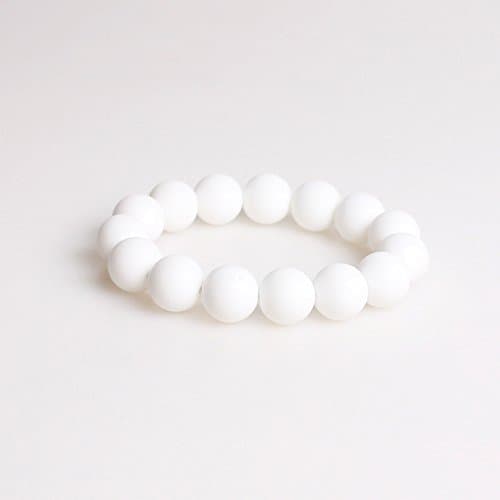 Teether Baby Ring Bracelet BPA Free Grade Silicone Gift for Mom Stretchable Infant Wwin Chew Beads Teething Toy