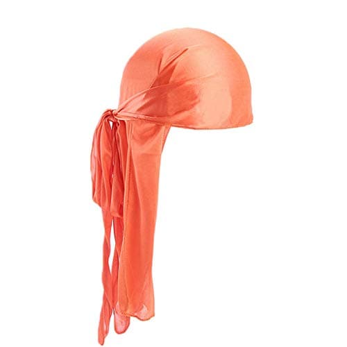 Durag for Women Satin Waves Bonnet Cap Silky Long Tail Headwrap Headwear Afterso
