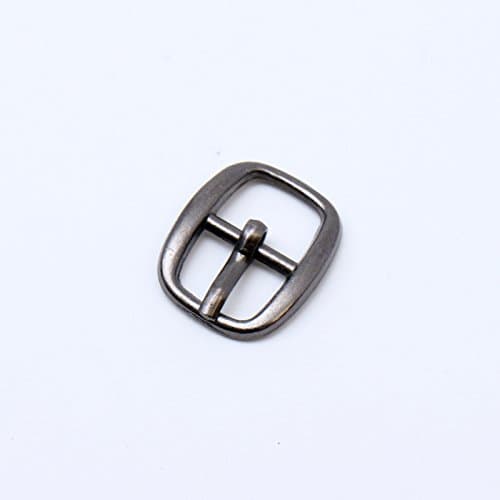 GENCASE 10X Nickel Black Oval Shaped 9mm Inside Roller Pin Triglide Metal Buckles Slide Pin Strap Adjuster For Bags and Luggages