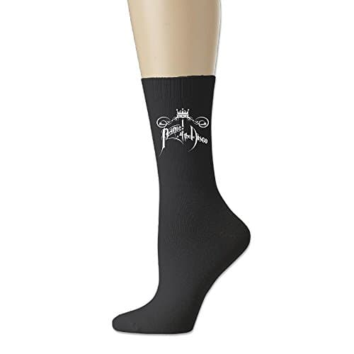 Black Panic At The Disco Cool Comfort Crew Cotton Socks For Adult Size One Size